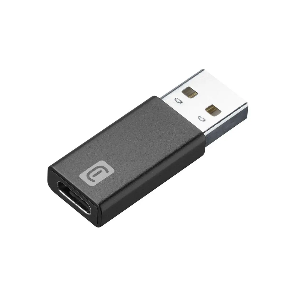 Адаптер за кола от USB-C към USB черен