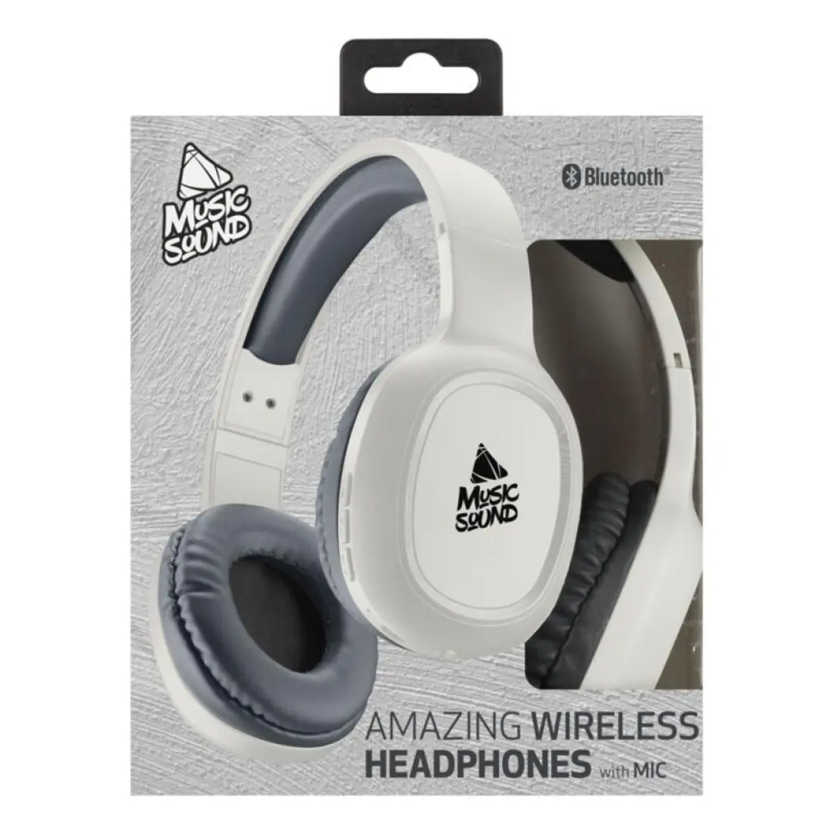 Bluetooth слушал Music Sound Basic бели
