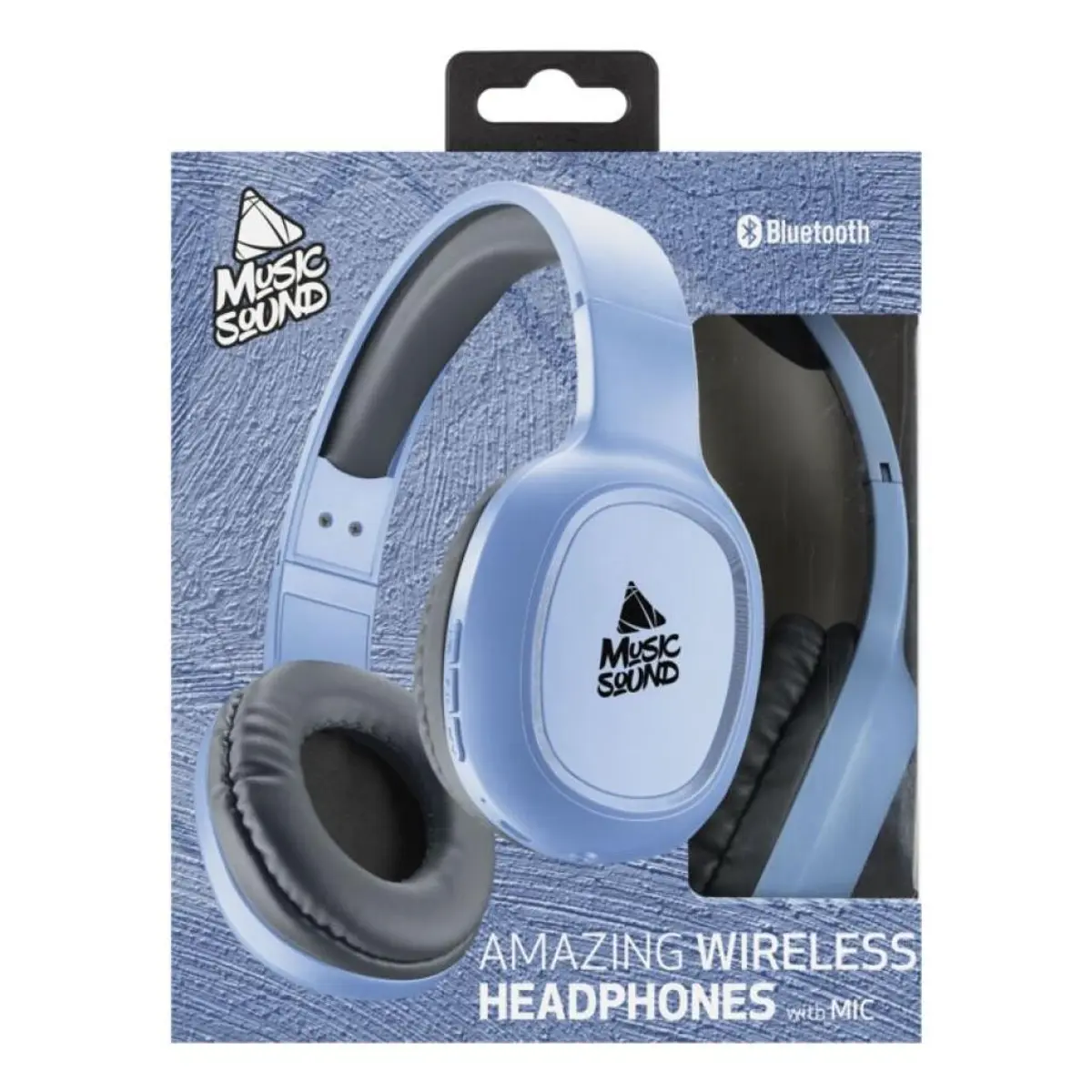 Bluetooth слушал Music Sound Basic сини
