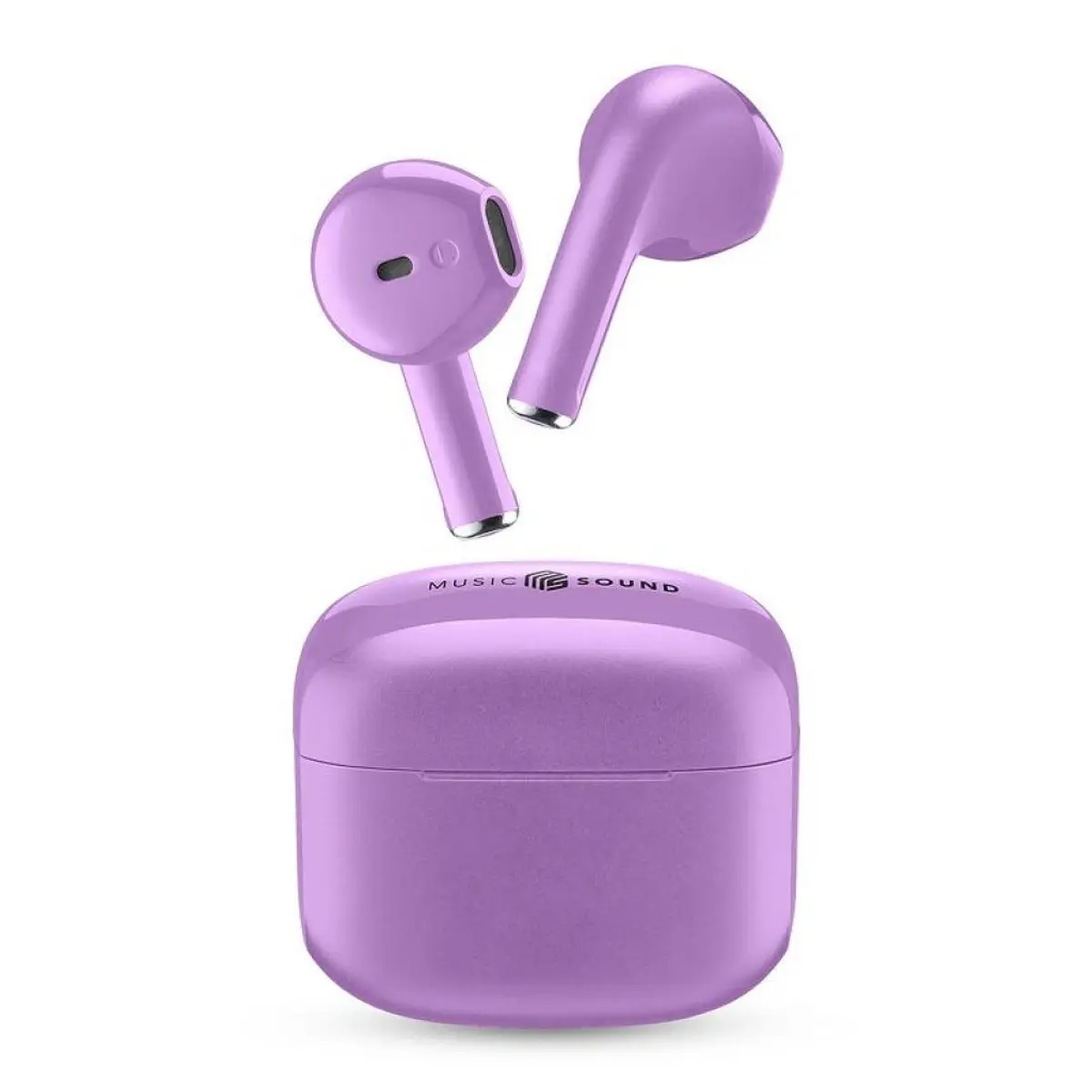 Bluetooth слушалки Music Sound Swag TWS лилави
