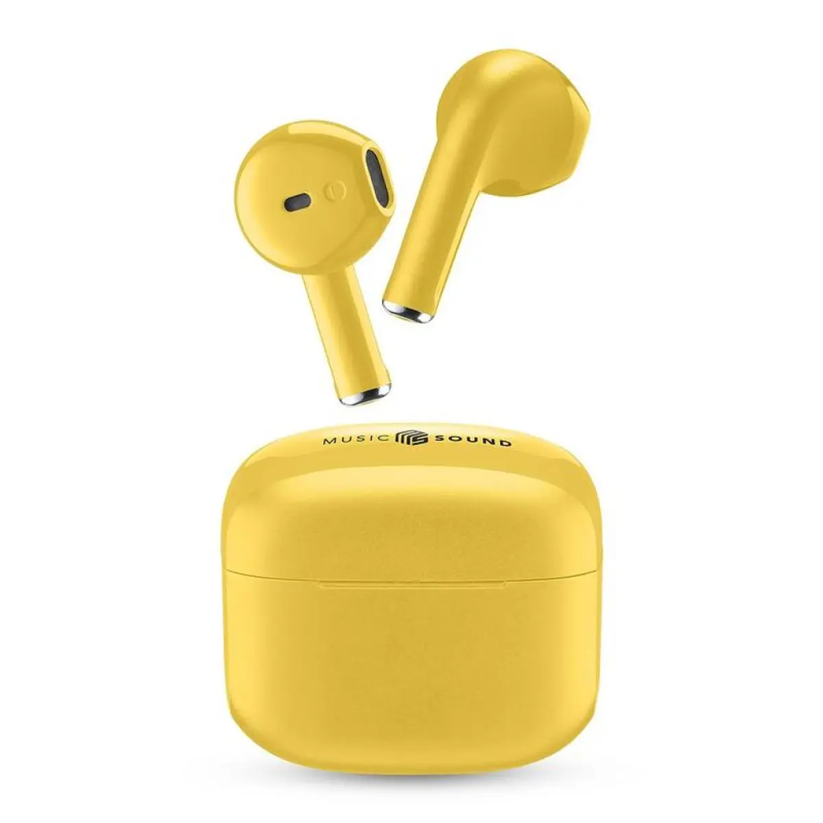 Bluetooth слушалки Music Sound Swag TWS жълти