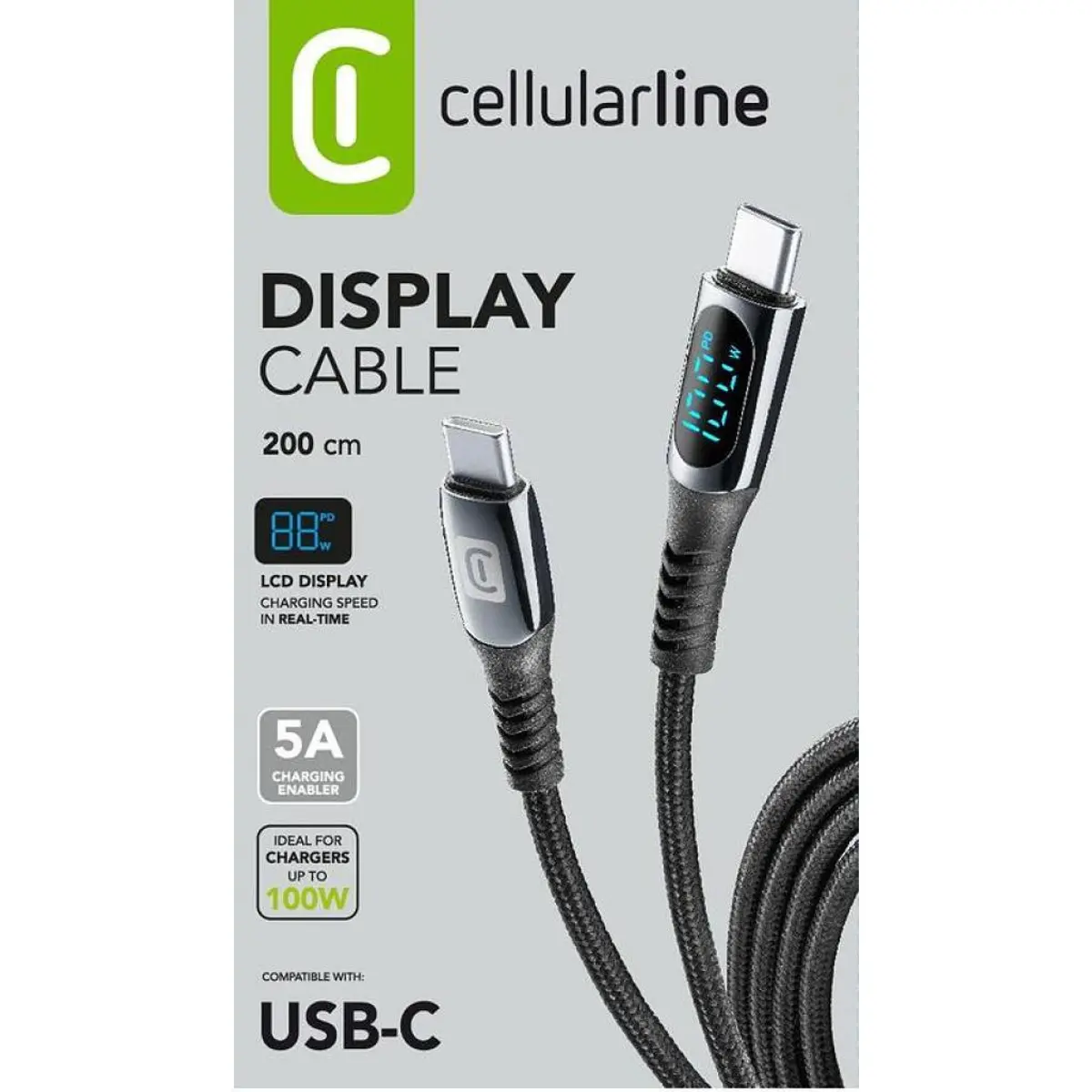 Кабел данни 115см micro USB