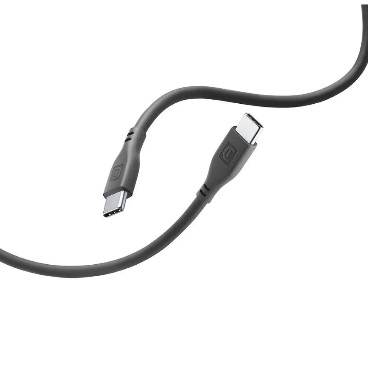 Кабел данни Soft USB-C към USB-C 1.2 м черен