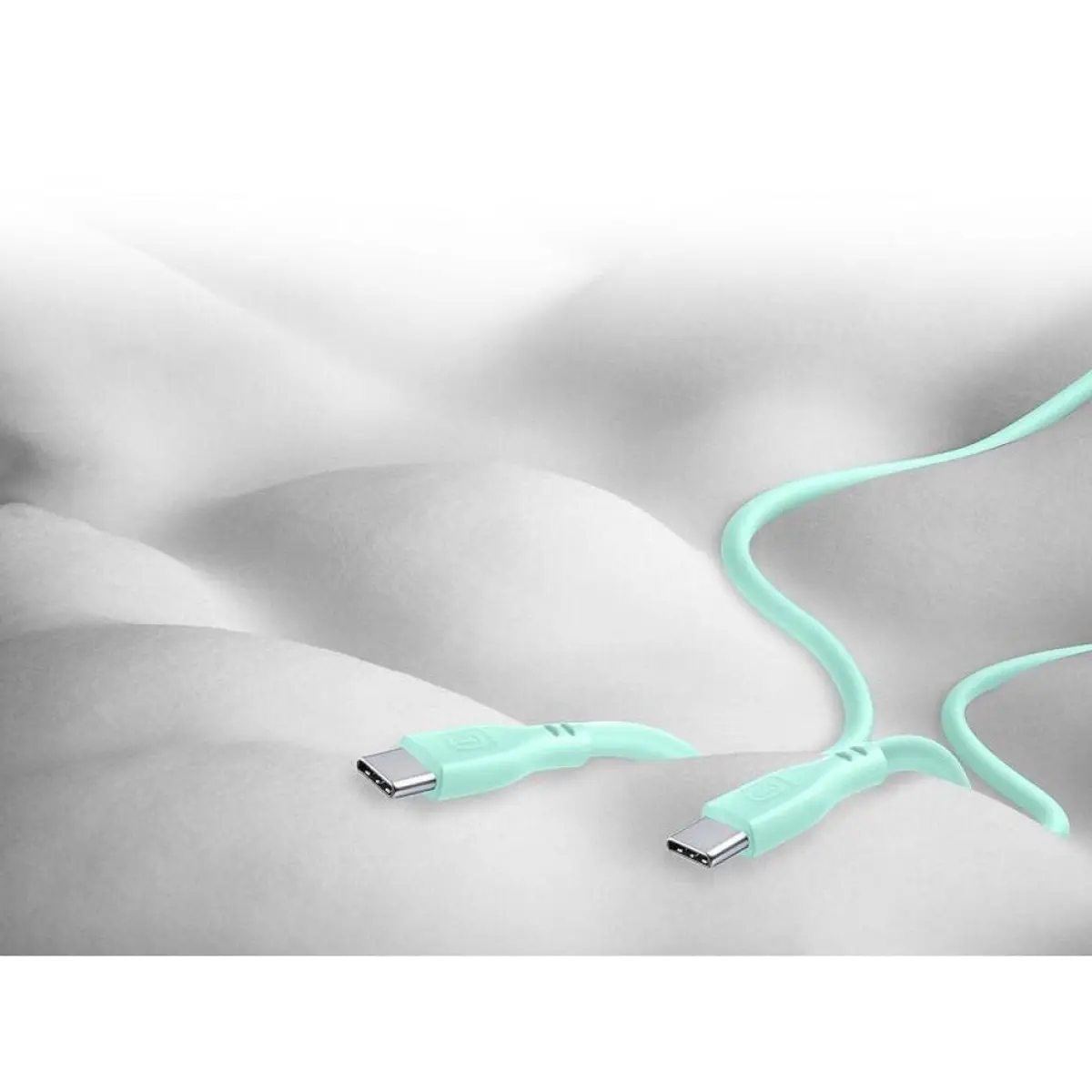 Кабел данни Soft USB-C към USB-C 1.2 м зелен
