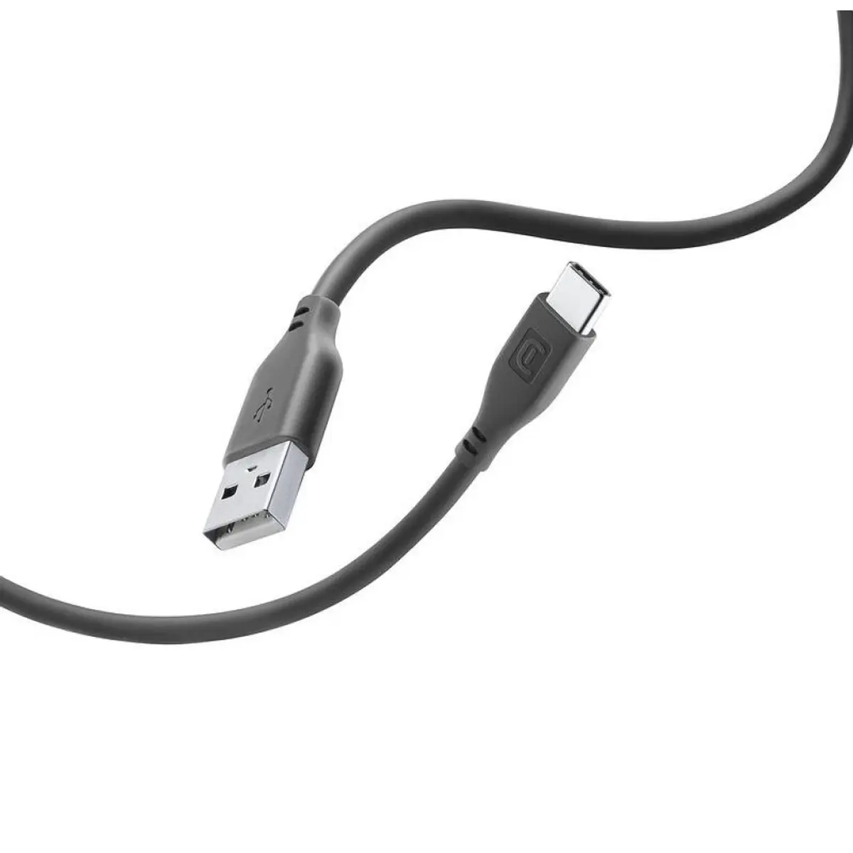 Кабел данни Soft USB към USB-C 1.2 м черен