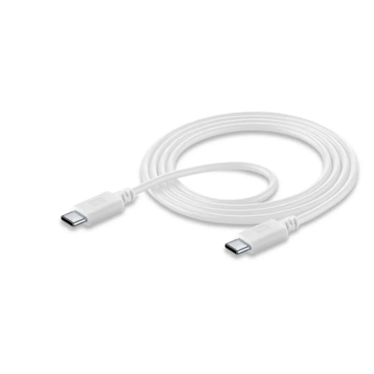 Кабел данни USB-C към USB-C 5A/45W бял