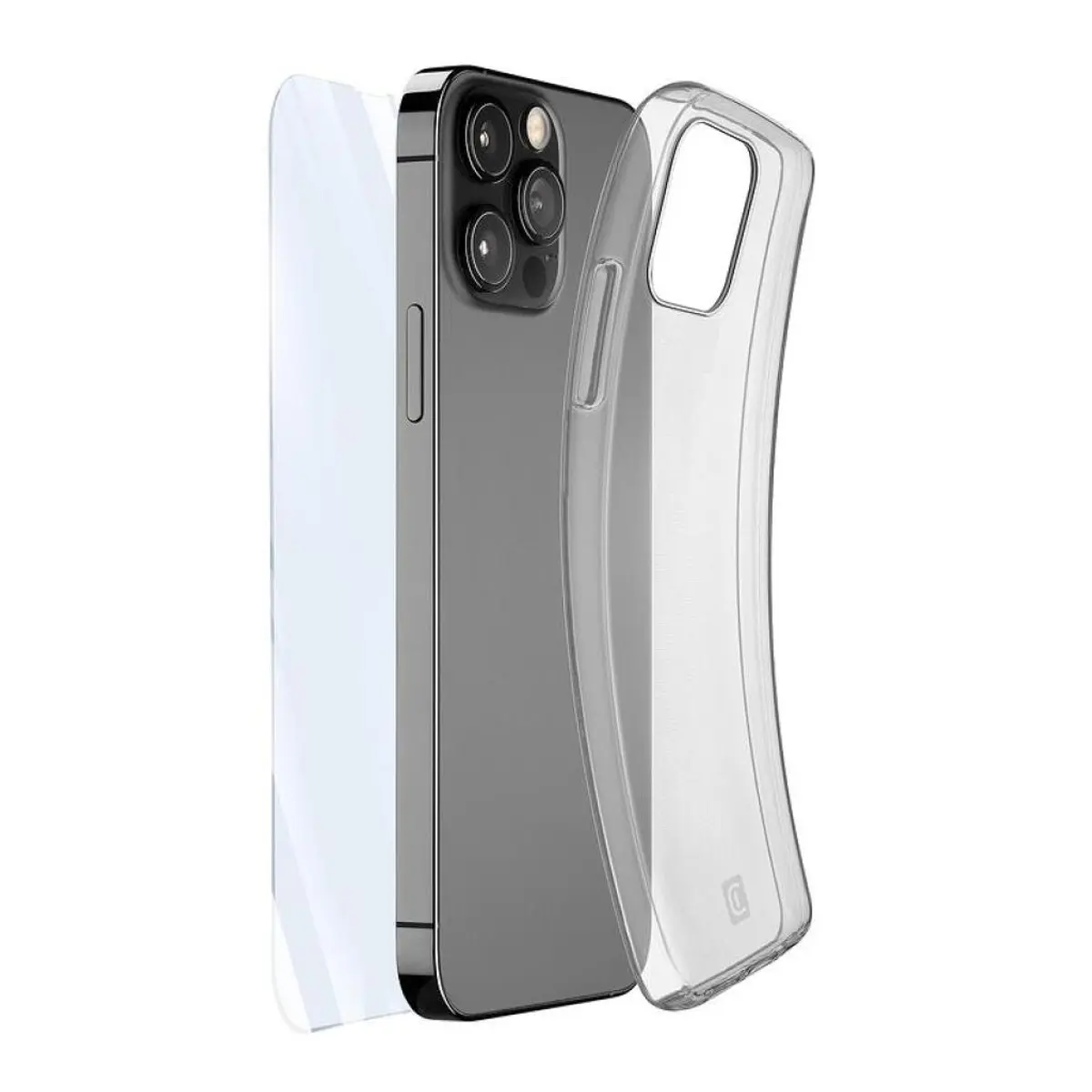 Пакет за iPhone 14 Pro Max- прозрачен калъф + протектор