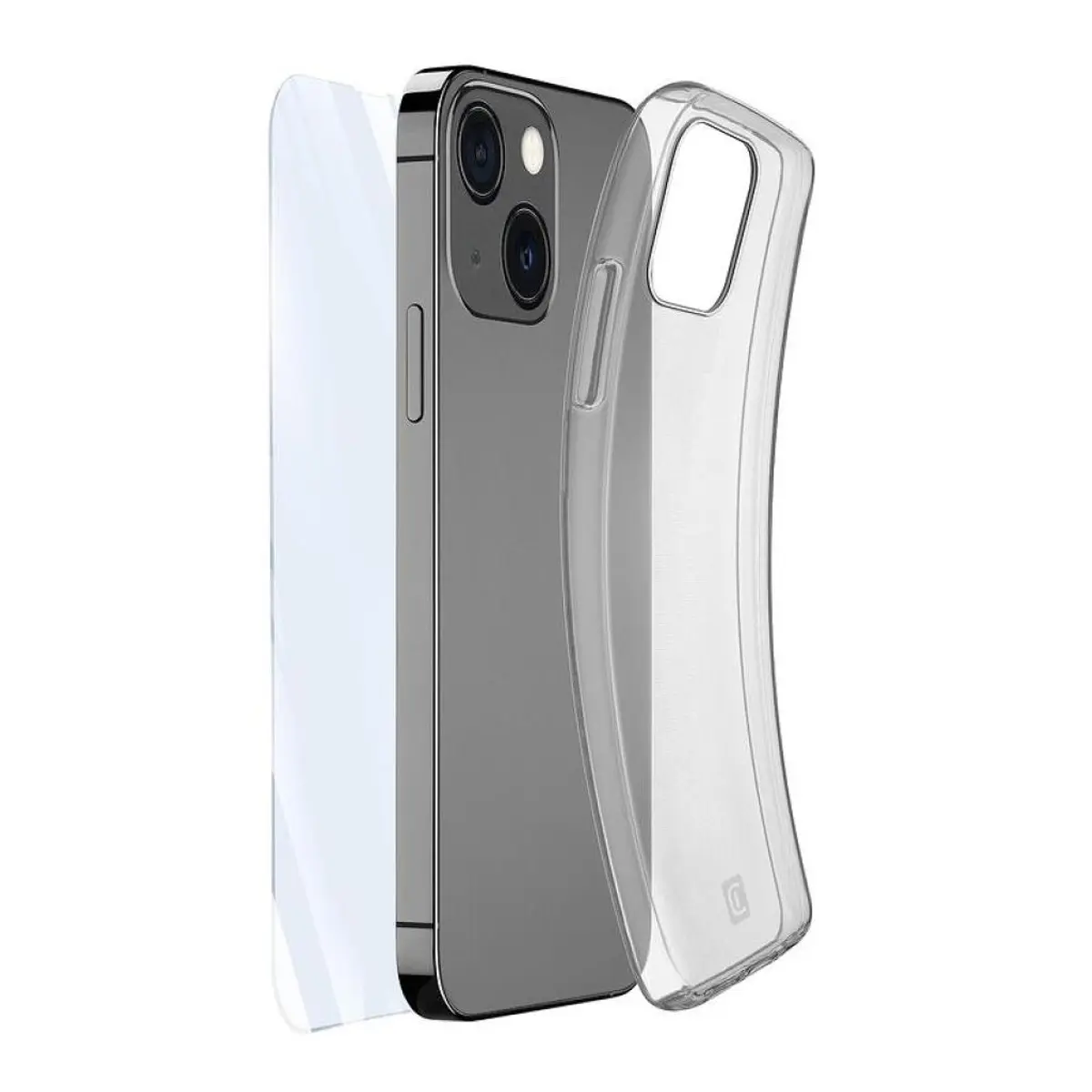 Пакет за iPhone 14- прозрачен калъф + протектор