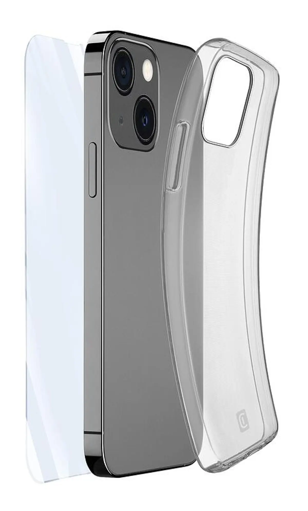 Пакет за iPhone 14- прозрачен калъф + протектор