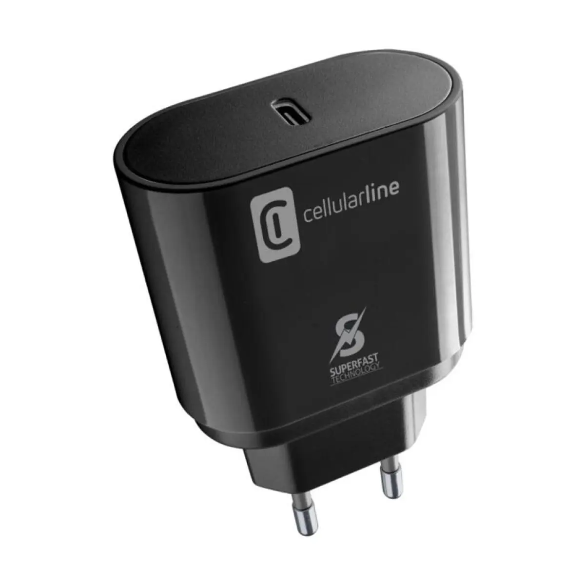 PD Зарядно 220V USB-C 25W черно