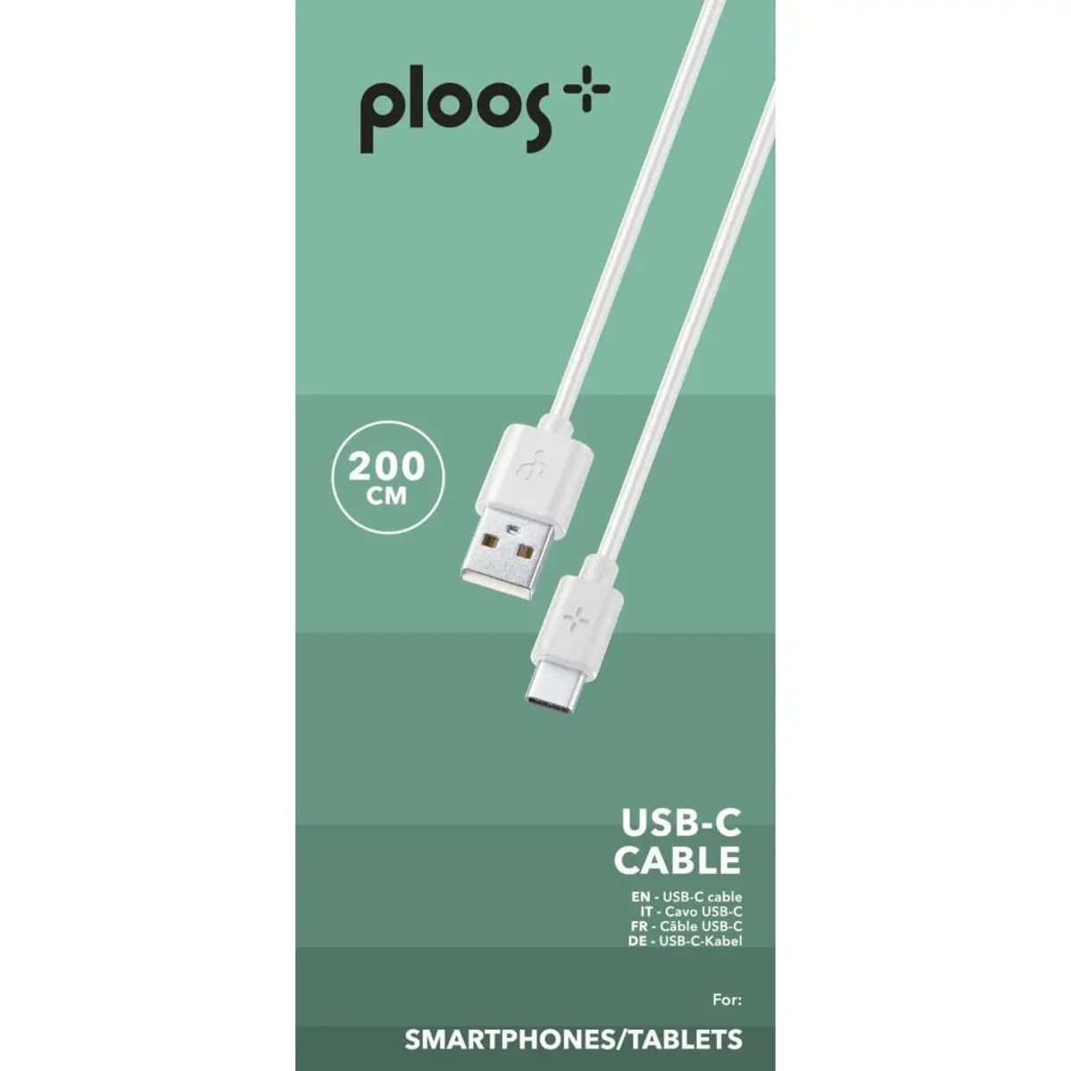 PL Кабел данни USB-C 2 м бял