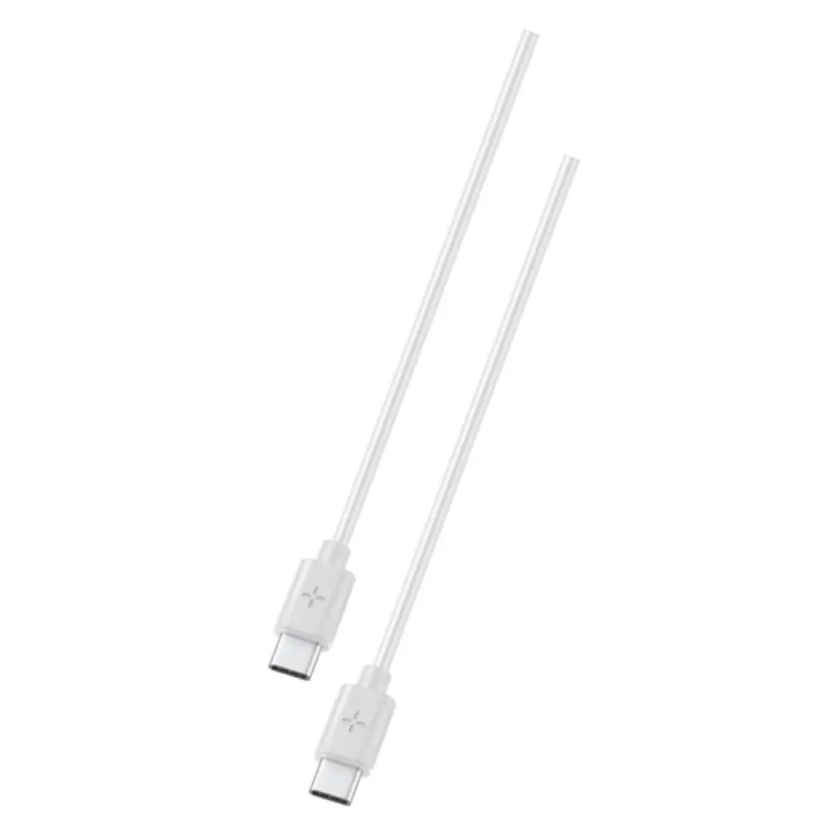 PL Кабел данни USB-C към USB-C 1 м бял