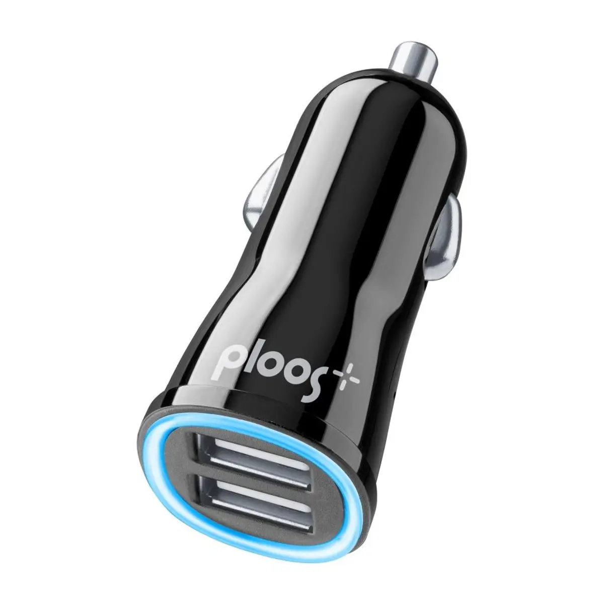 PL Зарядно 12V за кола 2 USB, 2A черно