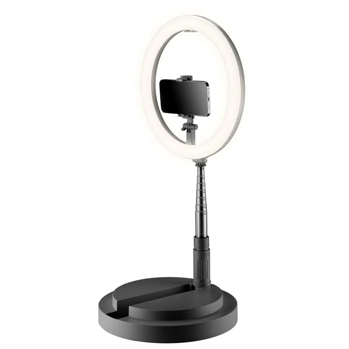 Selfie Ring Compact с bluetooth сгъваем черен
