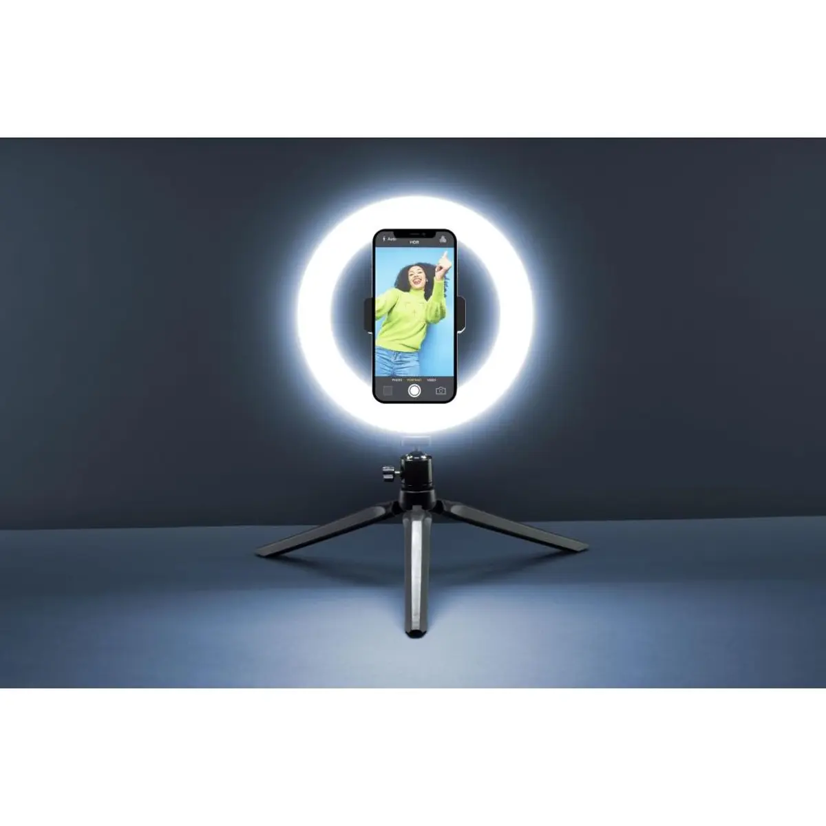 Selfie ring трипод черен
