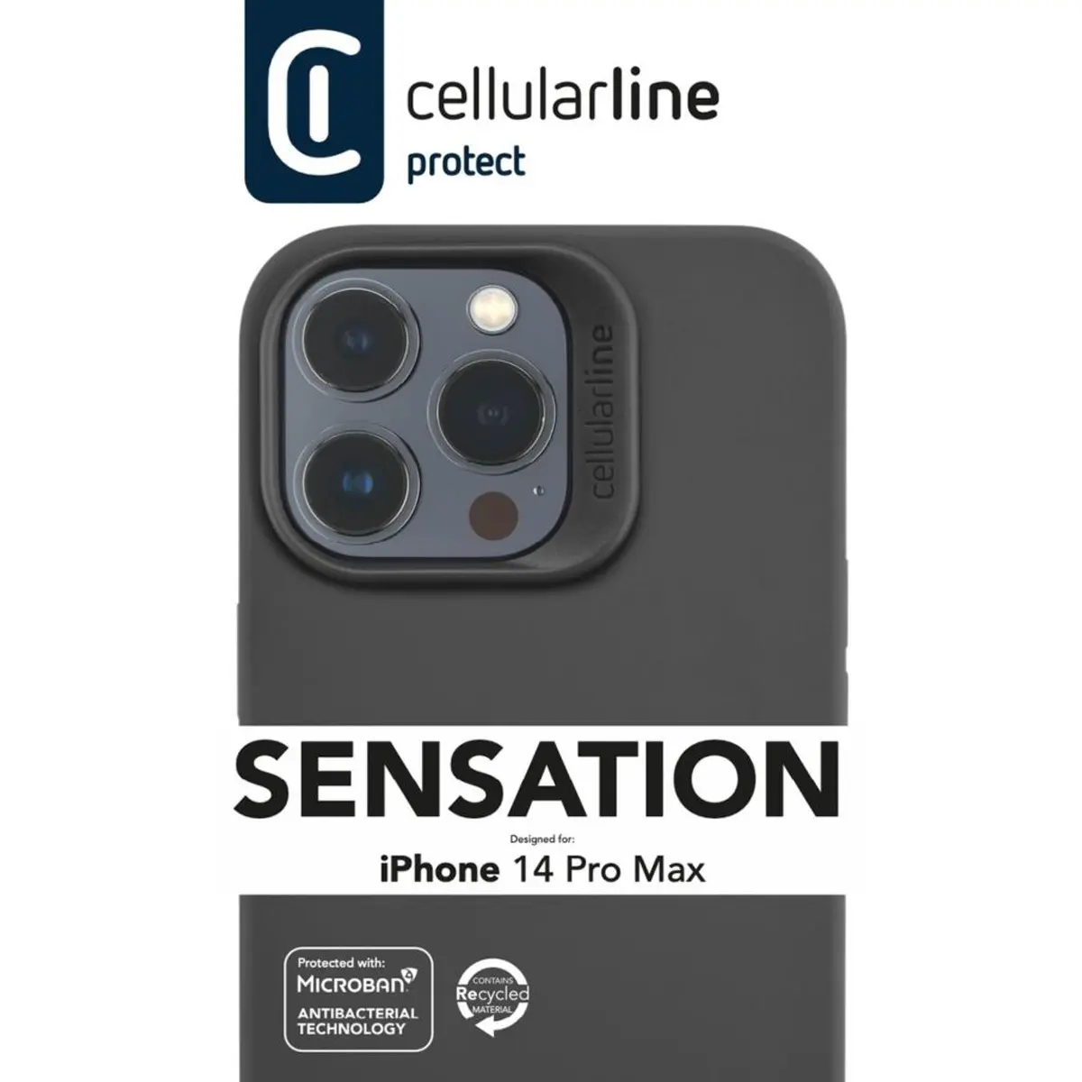 Sensation калъф за iPhone 14 Pro Max черен