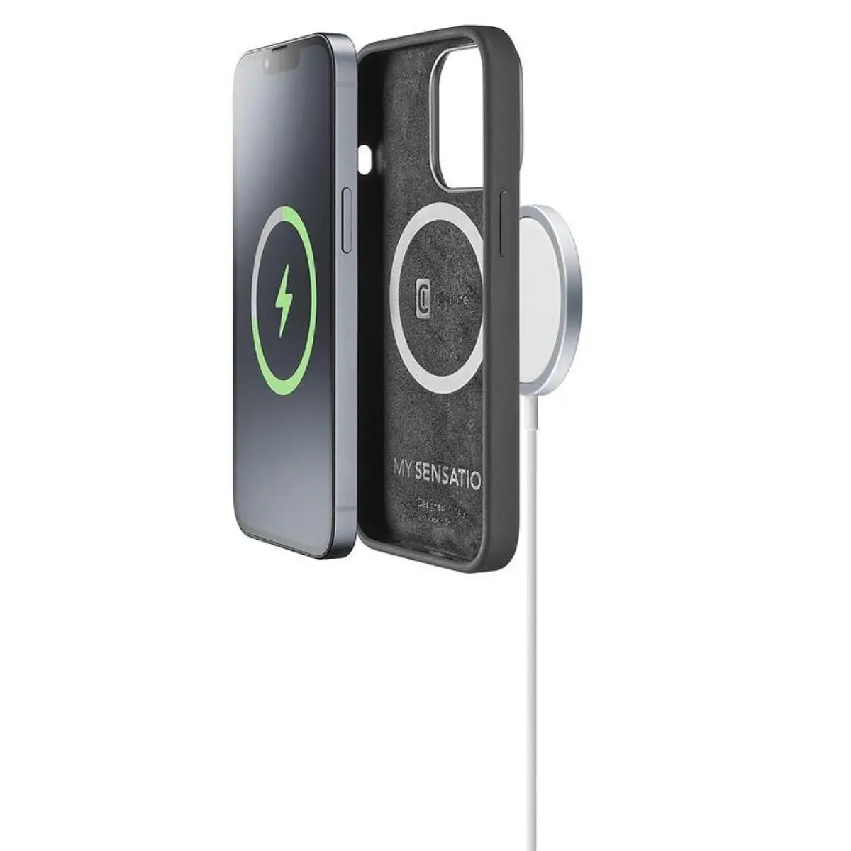 Sensation Mag калъф за iPhone 14 черен