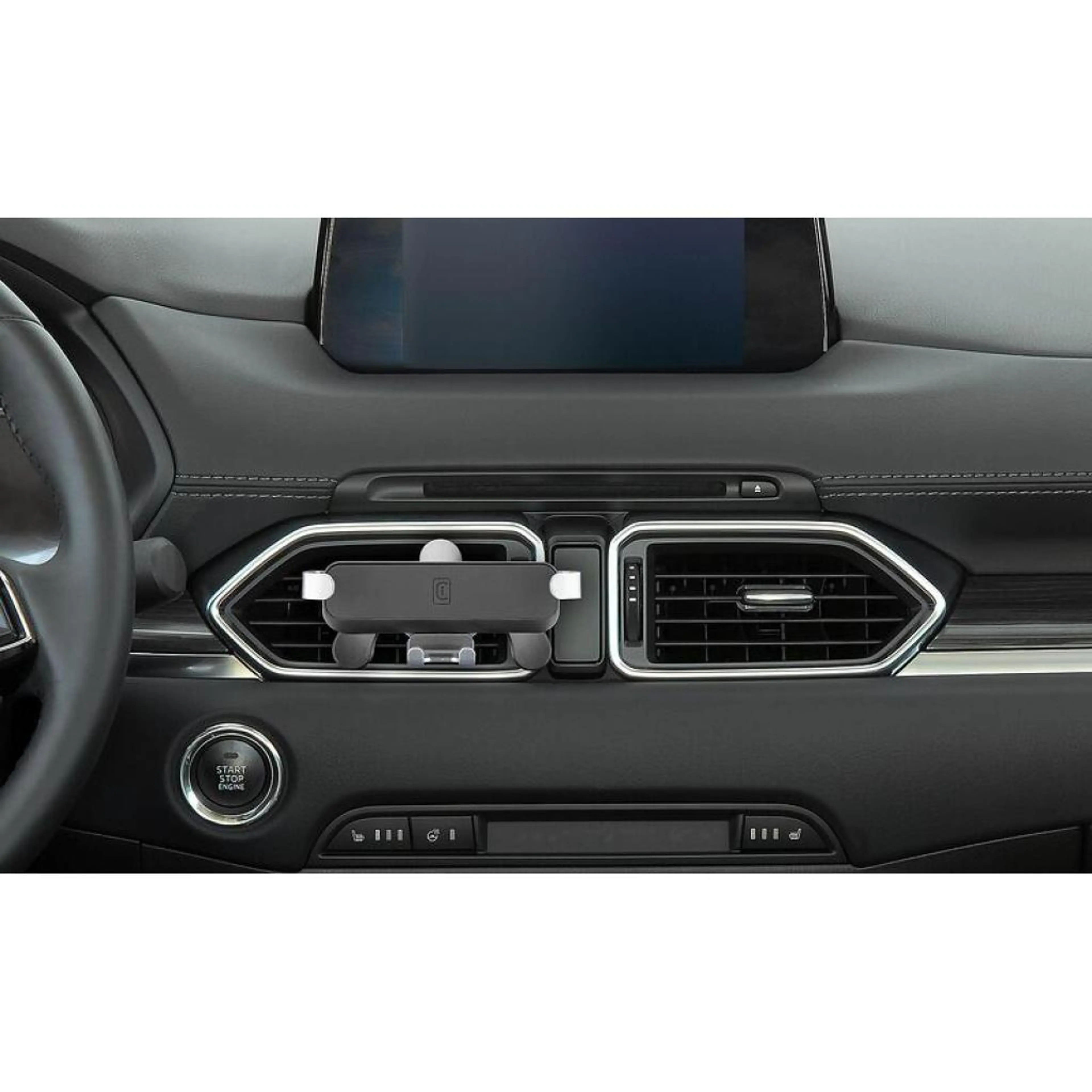 Стойка за кола за въдуховод Gravity Slide Fit черна