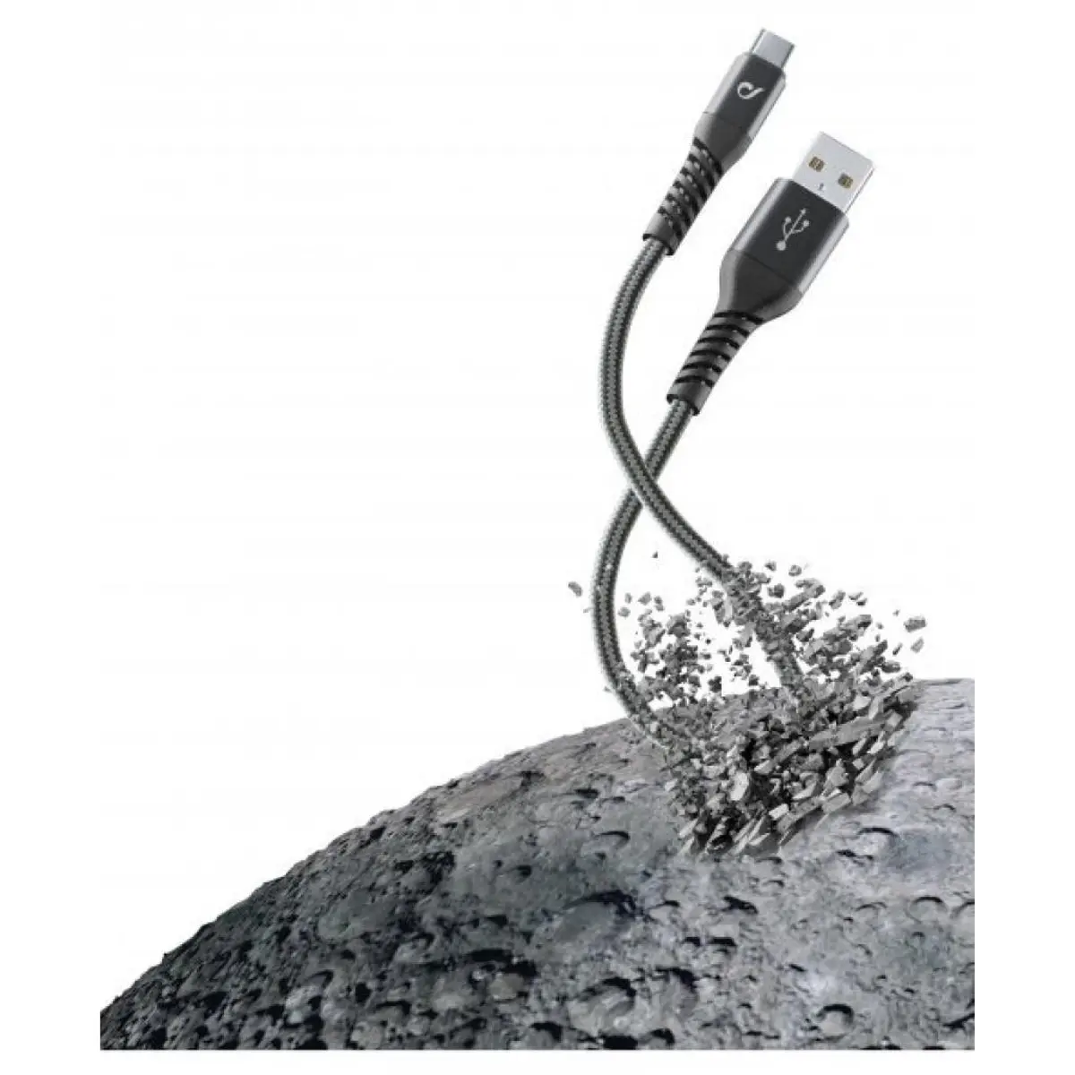 Усилен кабел Tetra force USB - USB C 120см