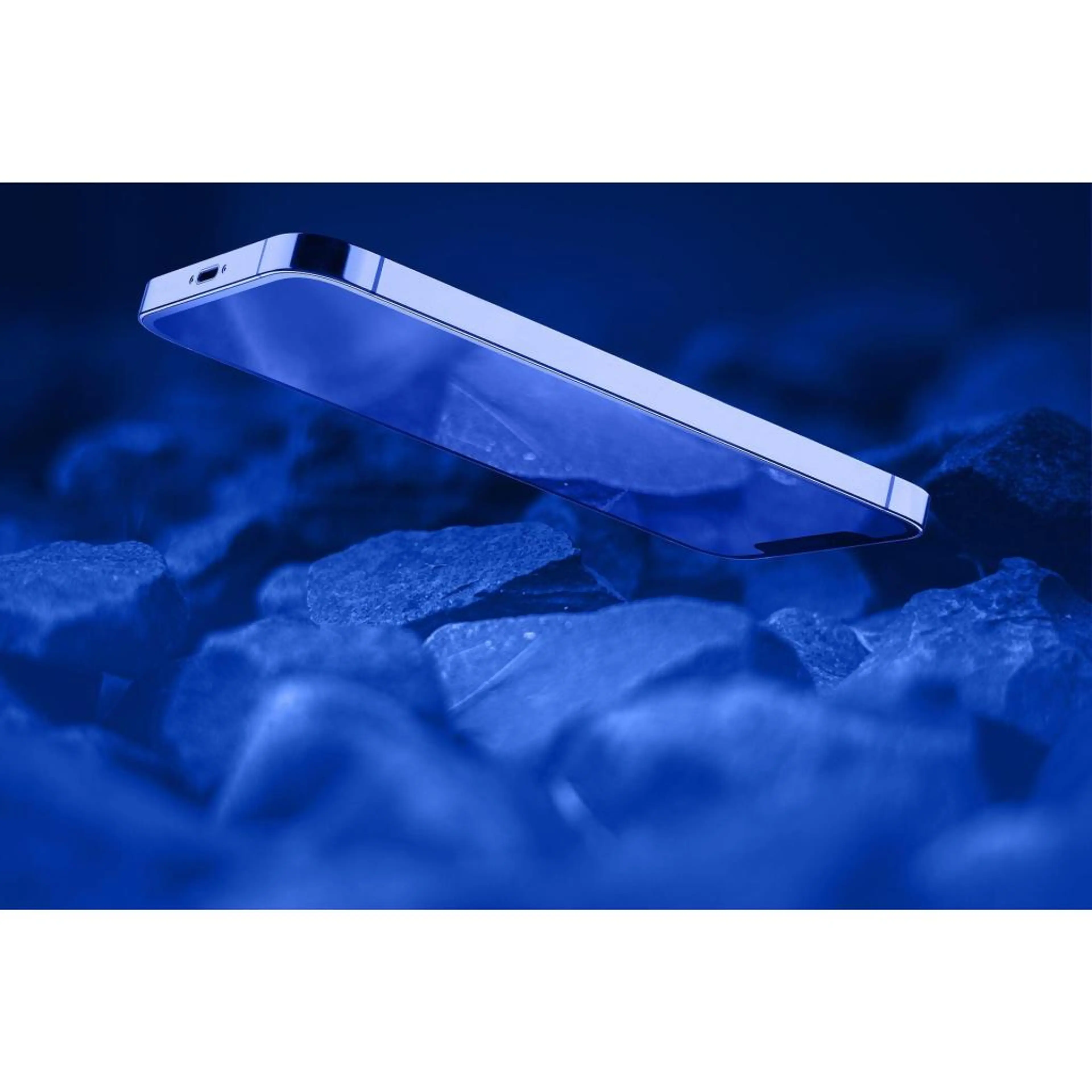 Закален протектор Capsule за iPhone 14 Plus/14 Pro Max черен