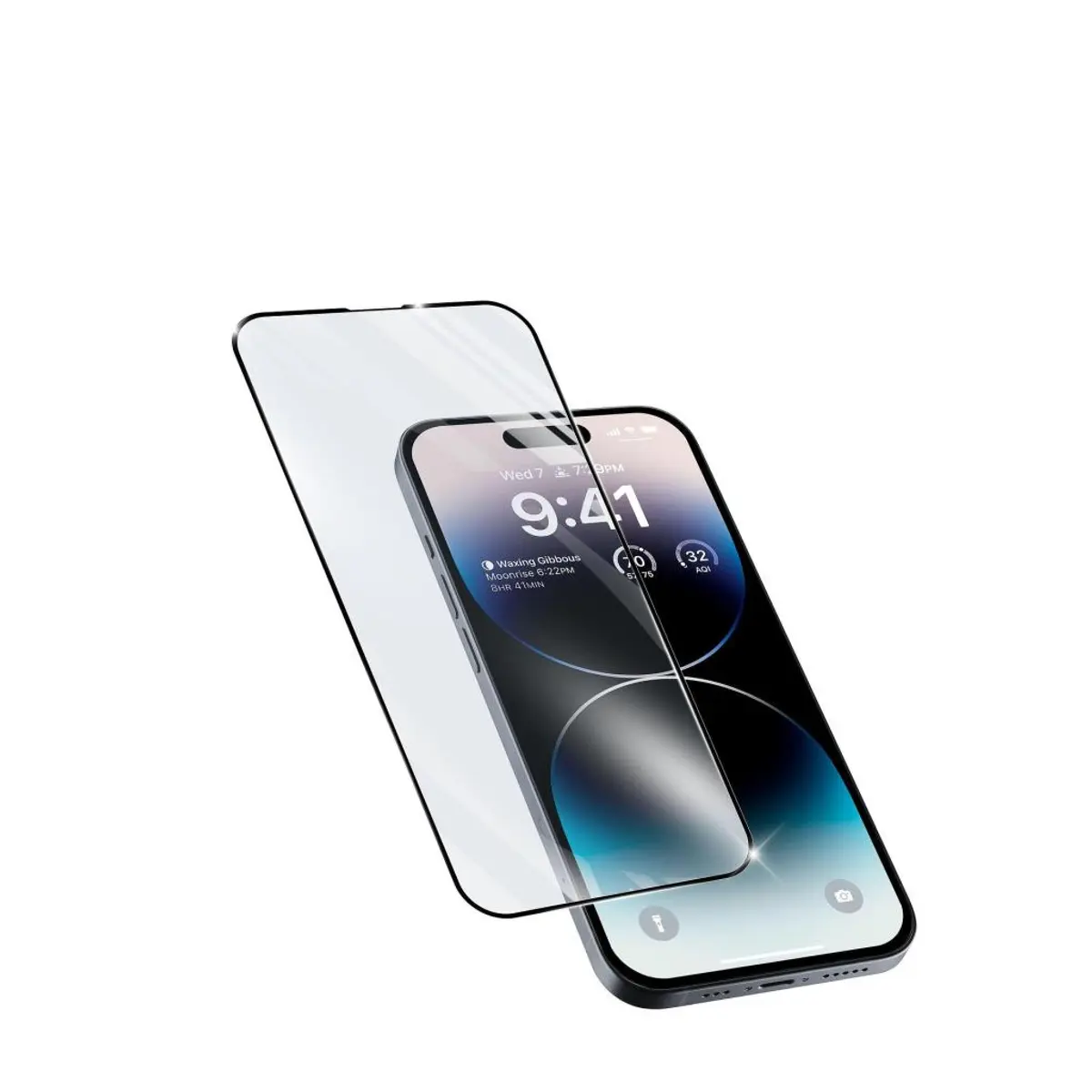 Закален протектор Capsule за iPhone 14 Plus/14 Pro Max черен