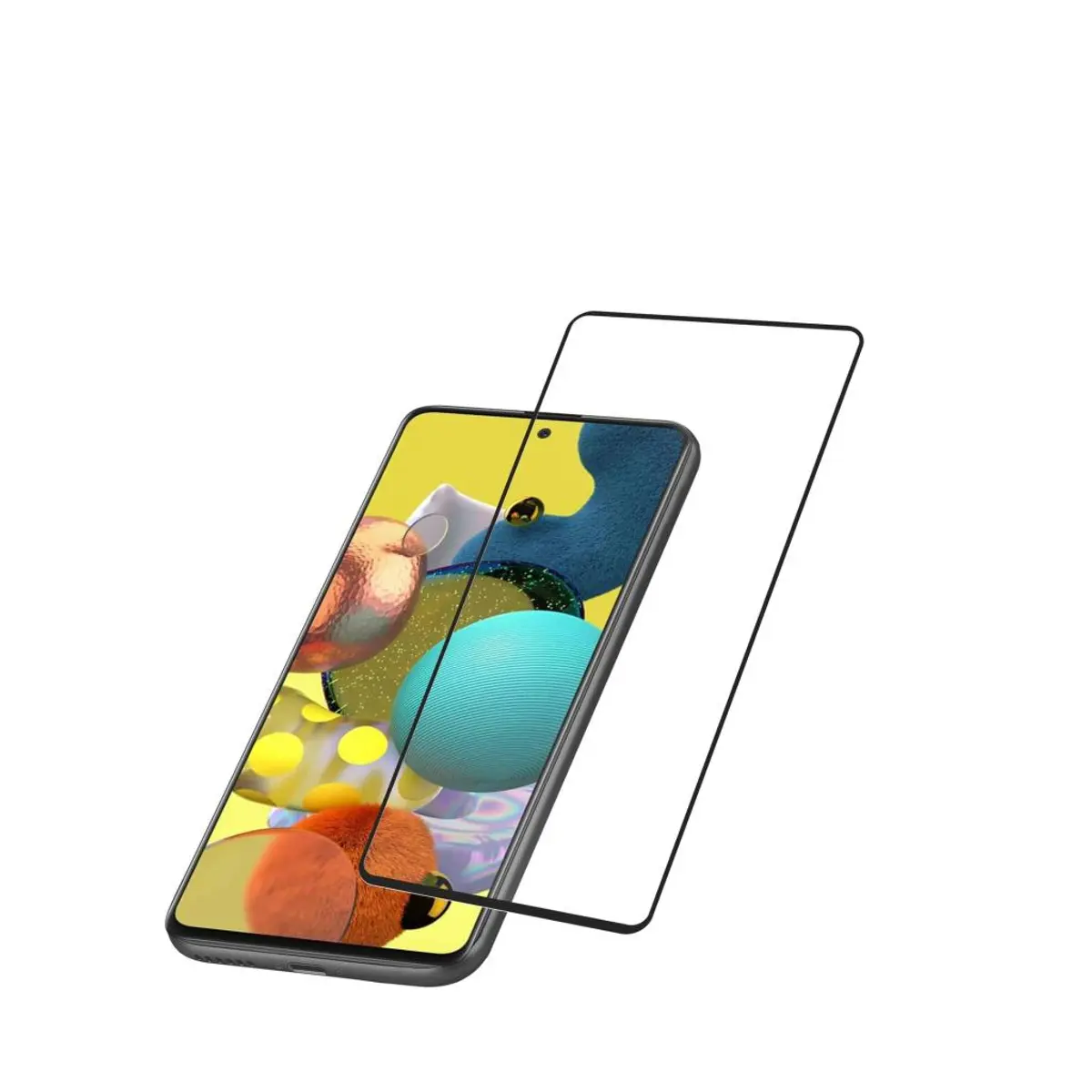 Закален протектор за Samsung Galaxy A52/A52s/A53 черен
