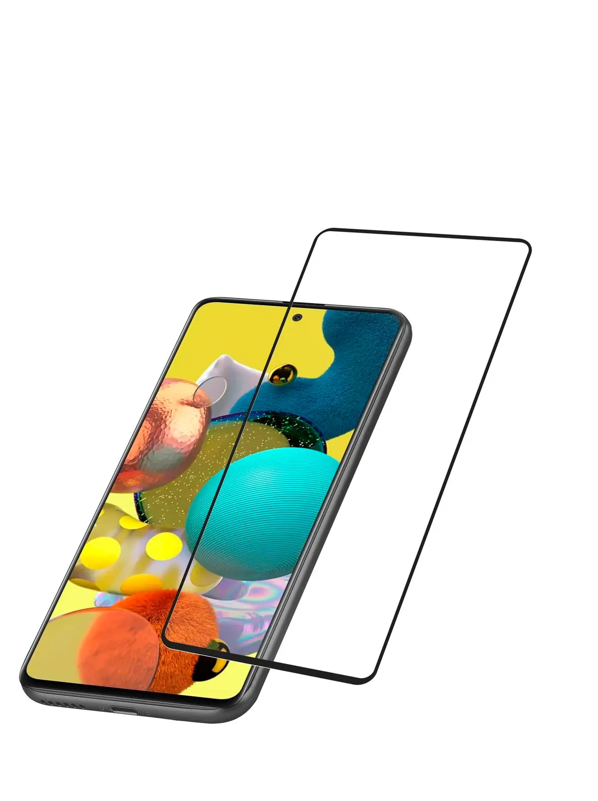 Закален протектор за Samsung Galaxy A52/A52s/A53 черен