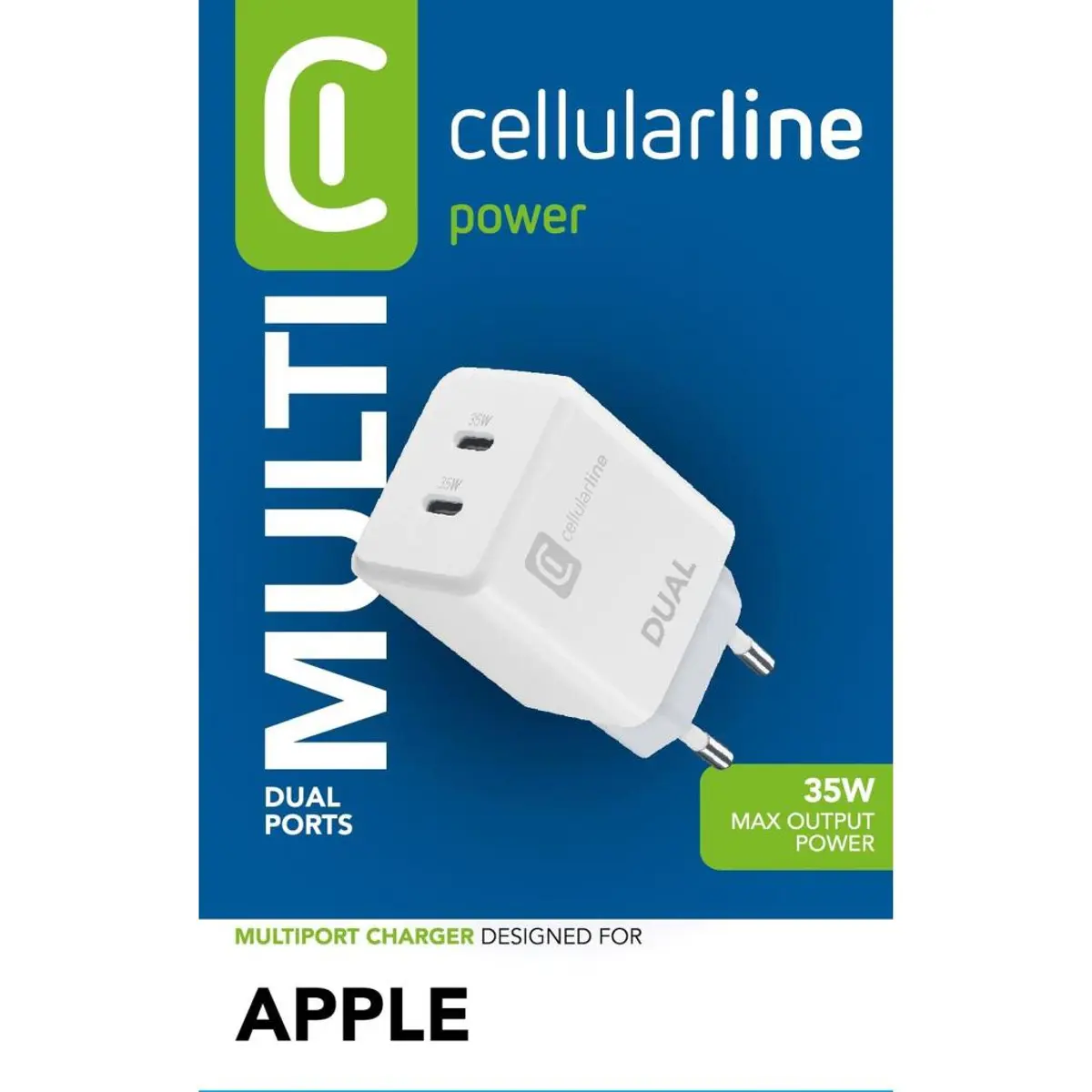Зарядно 220V PD 2 USB-C 35W