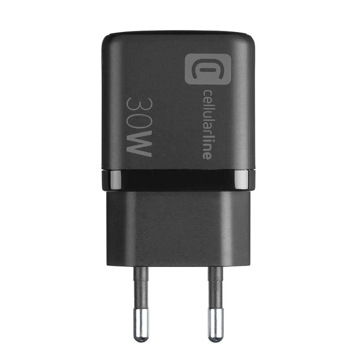 Зарядно 220V PD GaN USB, USB-C 30W черно