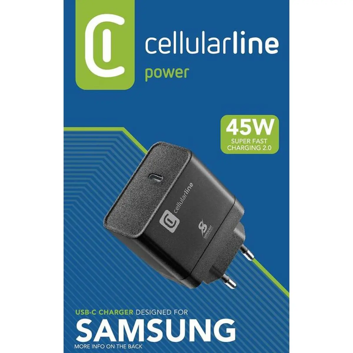Зарядно 220V PD USB-C 45W черно