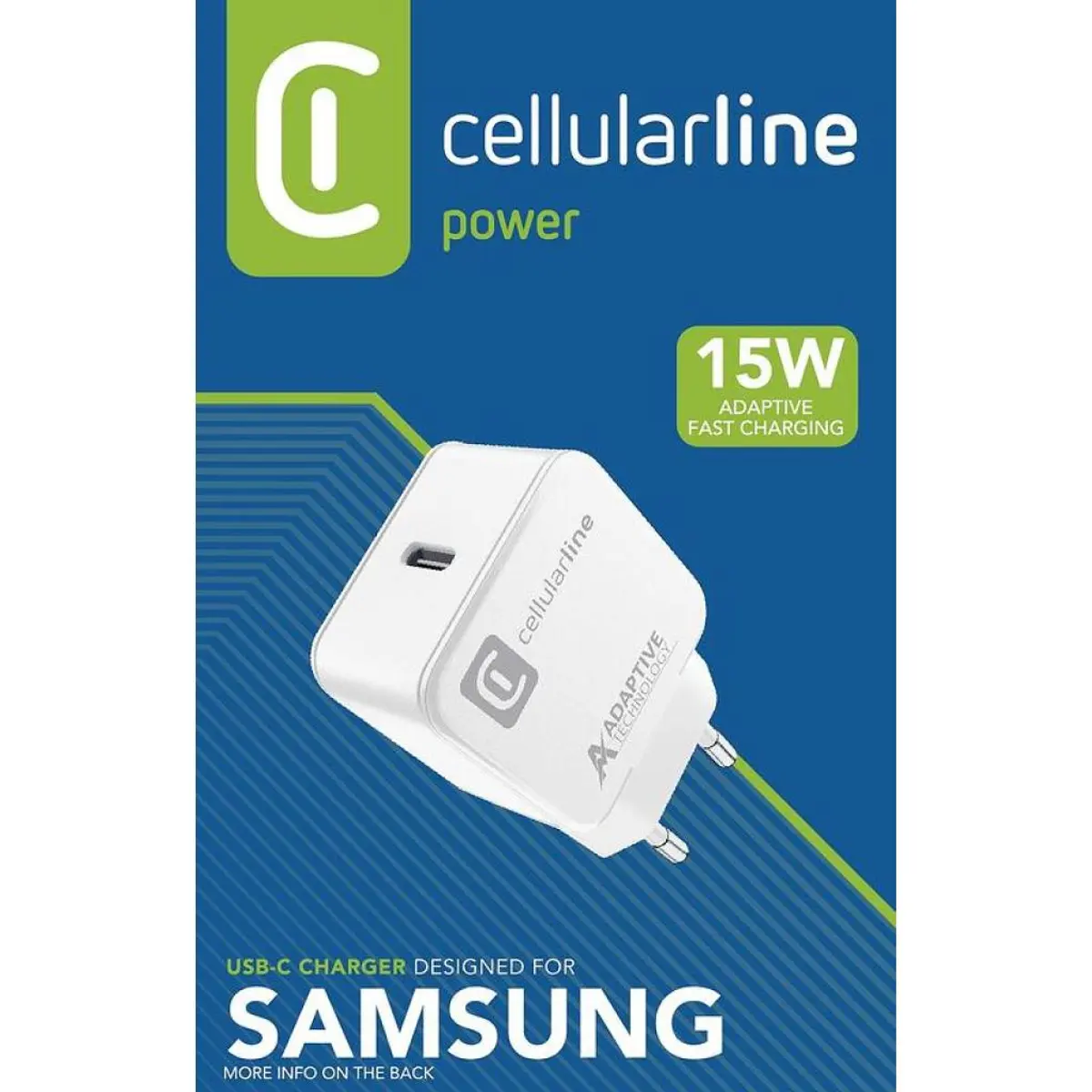 Зарядно 220V USB-C 15W бяло